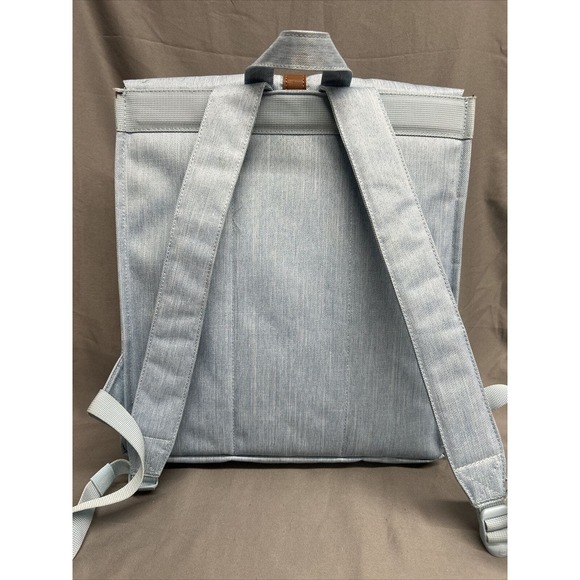 Herschel Supply Co Backpack Blue Red White Stripe Lining Strap Book Laptop Bag - Picture 8 of 16